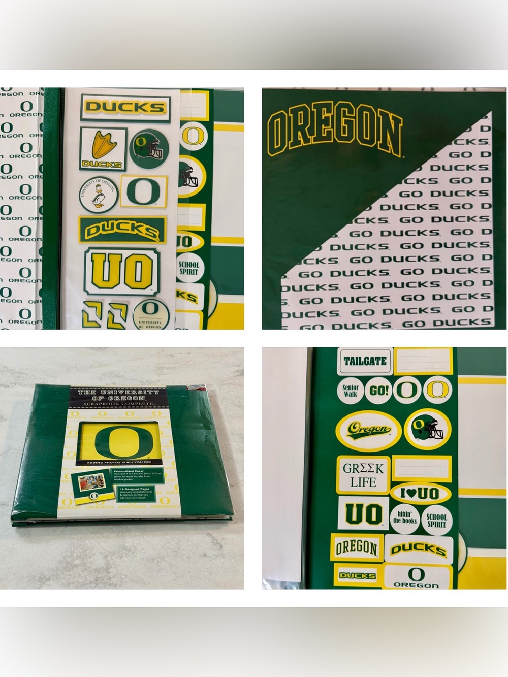 NWT University of Oregon Scrapbook Complete